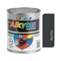 ALKYTON - Alkyduretanová antikorozní barva na kov 2v1 bez základu antracitová šedá lesklá 5L